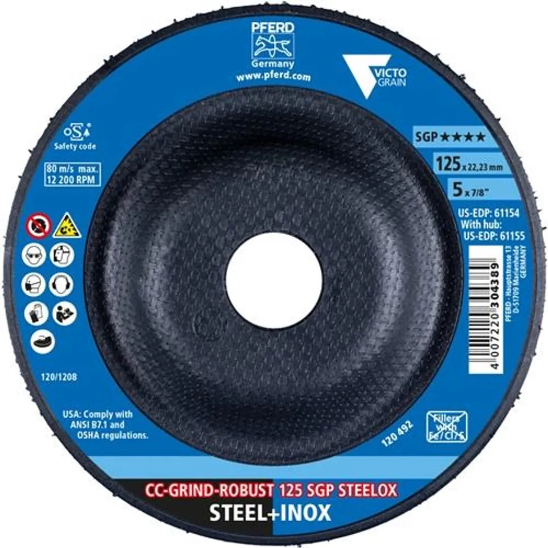 Pferd Slijpschijf CC-GRIND-ROBUST SGP STEELOX 125mm