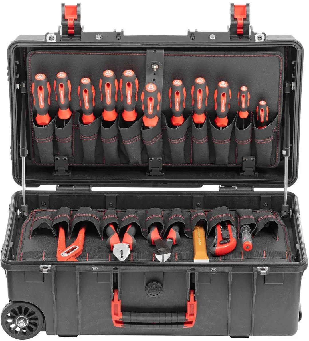 Gedore Meister XXL Gereedschapswagen 124-delig - Rood/Zwart