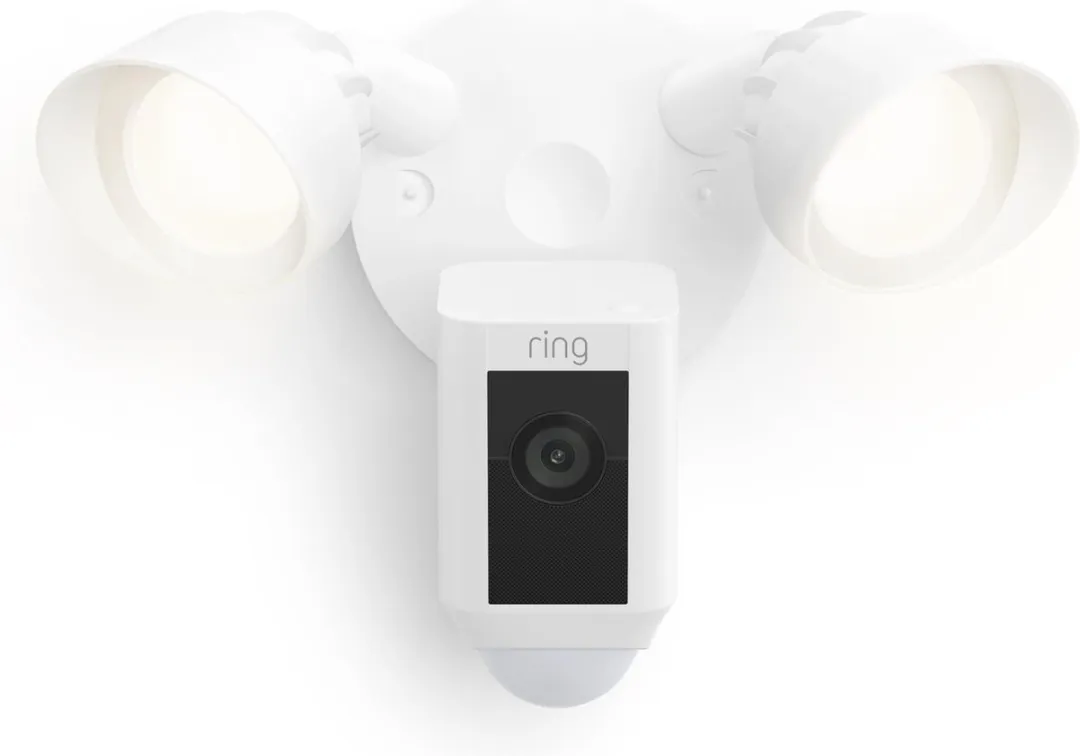 Ring Floodlight Cam Wired Plus - Wit