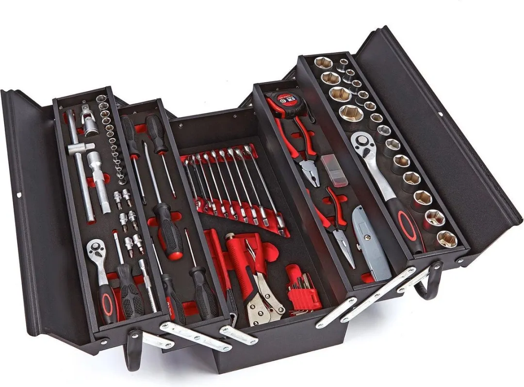 HBM Profi 85 Delige Gereedschapskist - Dopsleutel 27mm - Toolsidee