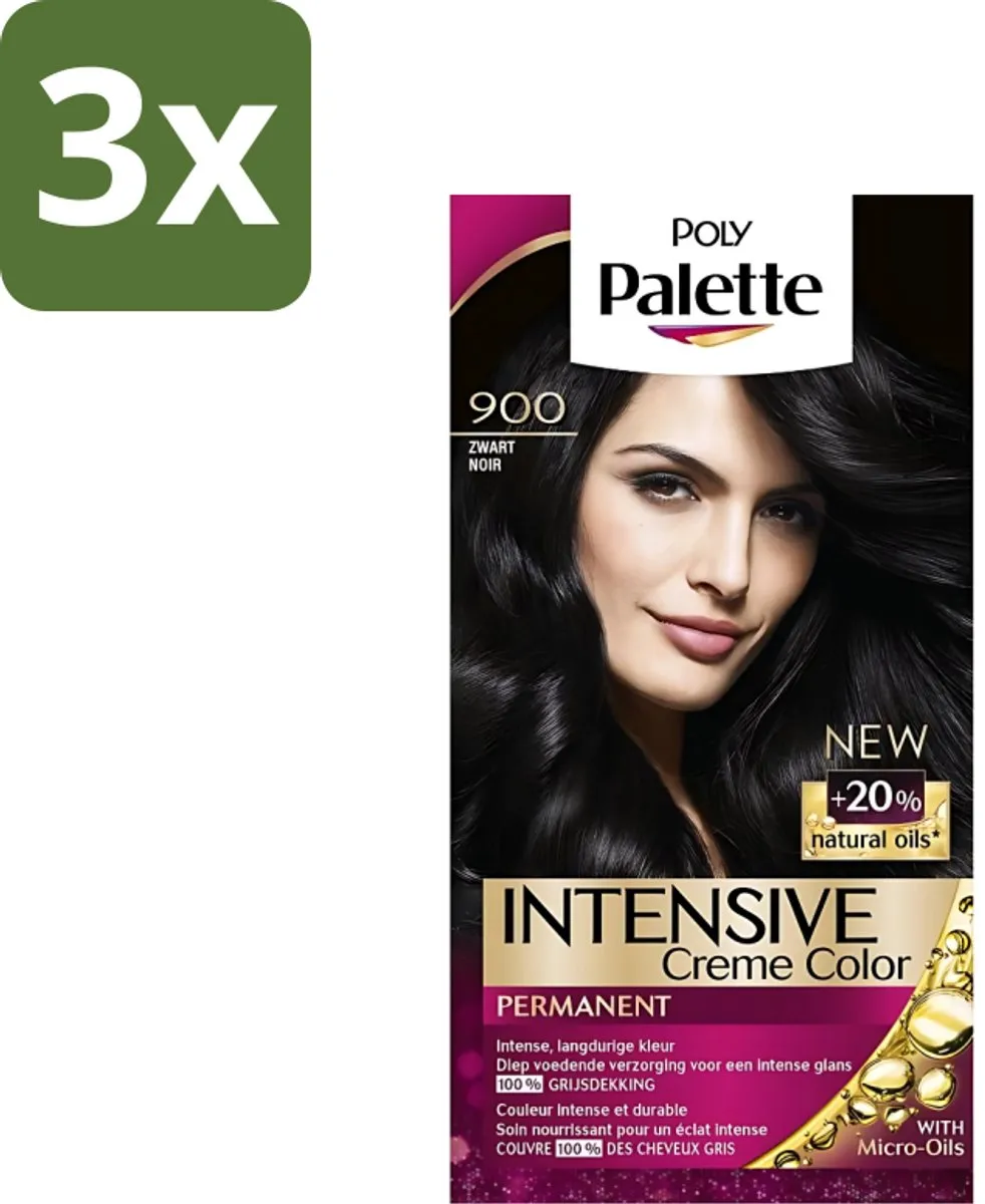 Schwarzkopf Poly Palette Haarverf Zwart 900