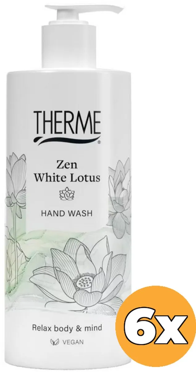 Therme Handzeep Zen White Lotus 6x300ml - afbeelding 6 van 6