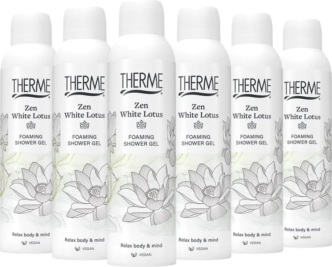 Therme Zen White Lotus Douchegel - 6x200ml