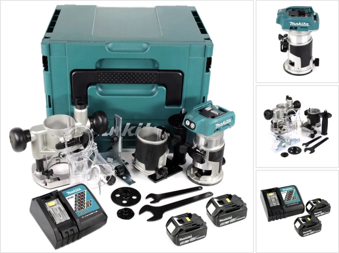 Makita DRT50RTJ X2 Multifunctionele Fress 18V
