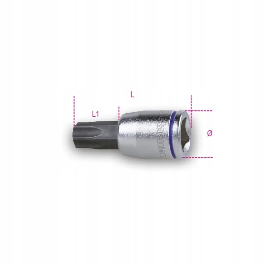 Beta Torx T15 Dopdop 1/4" - Kleurgecodeerd