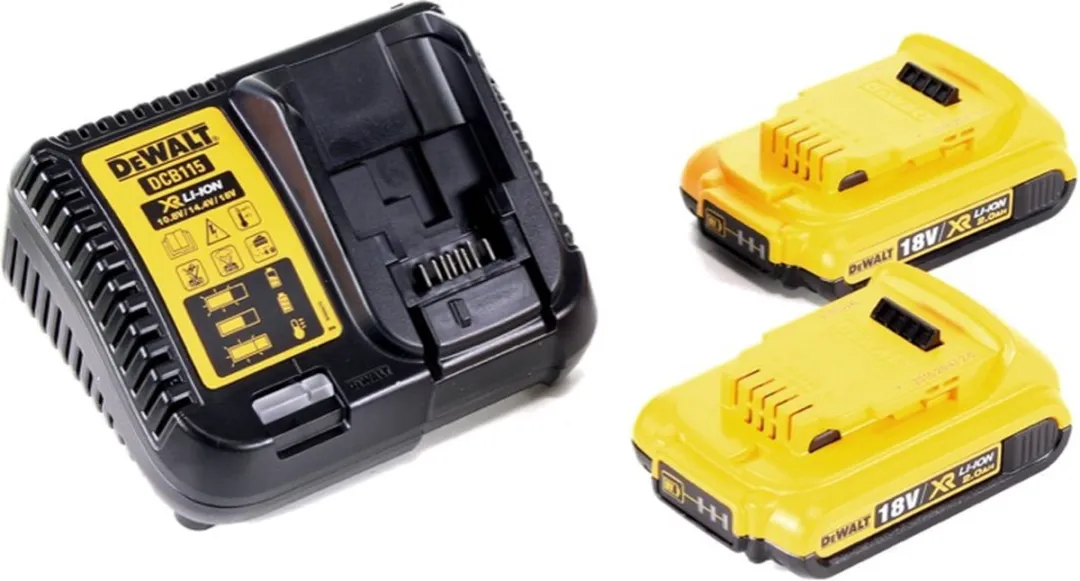 DeWalt DCW 200 D2 Vibratieschuurmachine - 18V - 2x 2,0Ah Accu