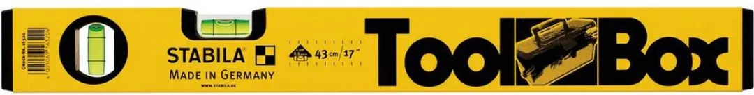 Stabila Toolbox 16320 Metalen Waterpas 43cm - 0.5 mm/m