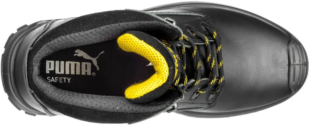 PUMA Borneo MT MID 630870 - Veiligheidsschoen 47 - Zwart/Grijs