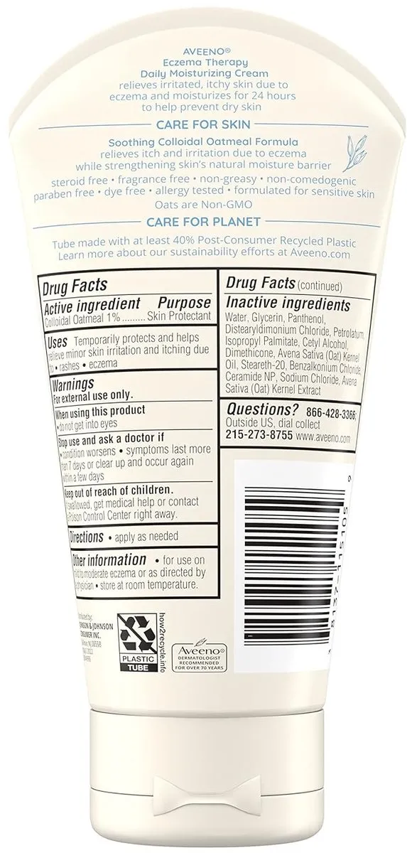 Aveeno Eczema Therapy Dagcrème 141g
