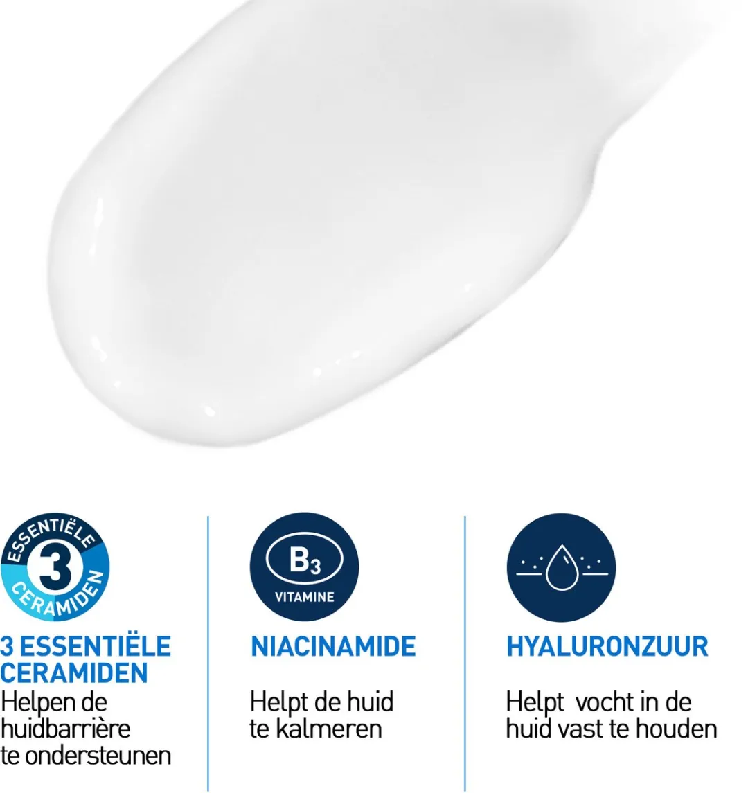 CeraVe Hydraterende Gezichtscrème 52ml - Normale tot droge huid