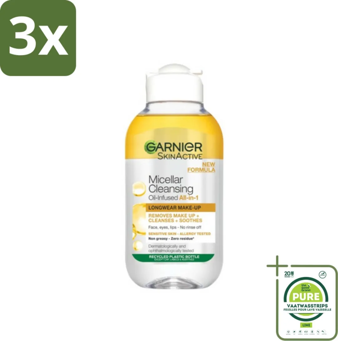 Garnier Micellair Reinigingswater Olie 300ml - 3 Stuks
