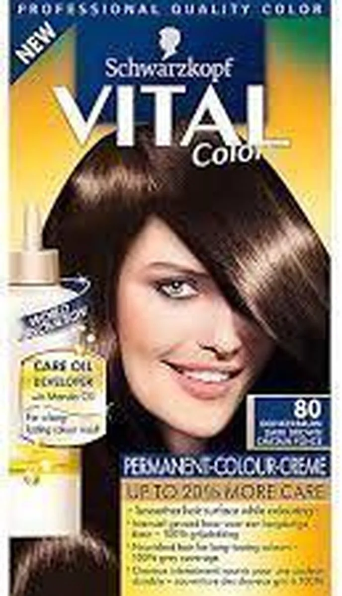 Schwarzkopf Vital Colors 80 Donkerbruin Haarverf