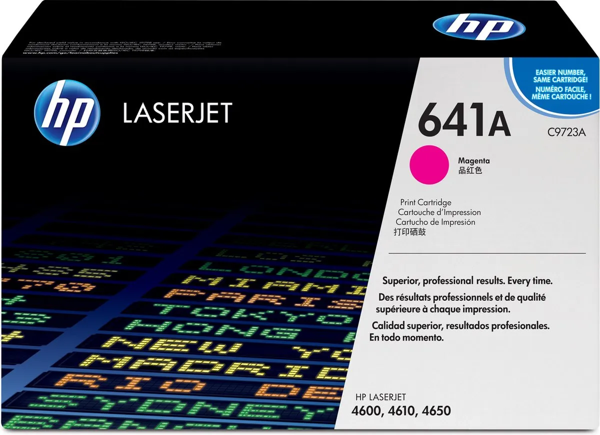 HP 641A Magenta Tonercartridge - 8000 Pagina's