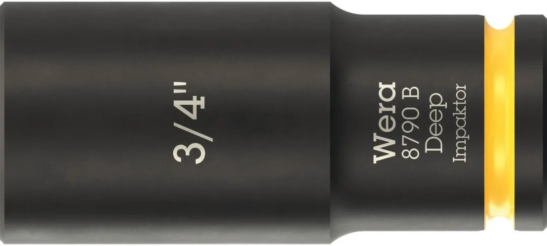 Wera Impaktor Steckschlüsseleinsatz 8790 B 3/8" 3/4" - 63mm - afbeelding 2 van 5