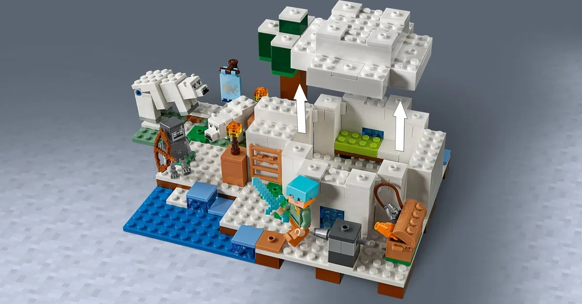LEGO Minecraft De Iglo 21142 - 275 Stukken