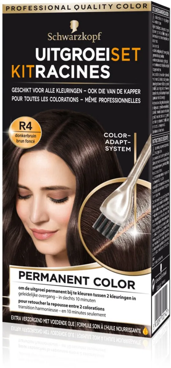 Schwarzkopf Uitgroeiset Donkerbruin Haarverf 245g