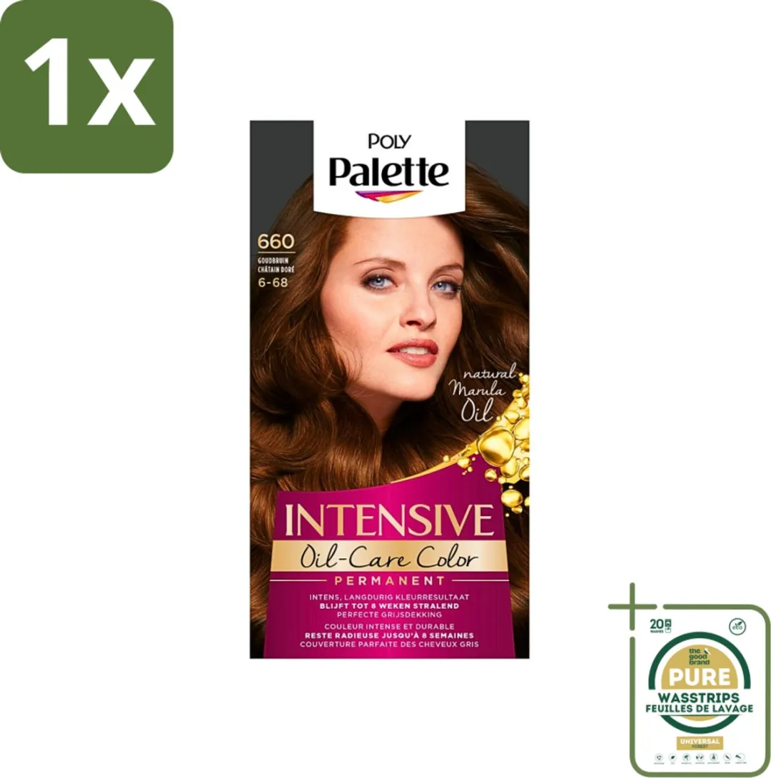 Schwarzkopf Poly Palette Haarverf 660 Goudbruin 115ml