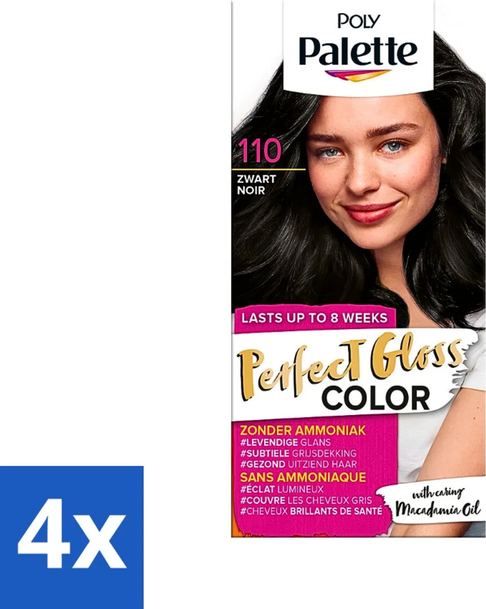 Schwarzkopf Poly Palette Glossy Zwart 110 Haarverf