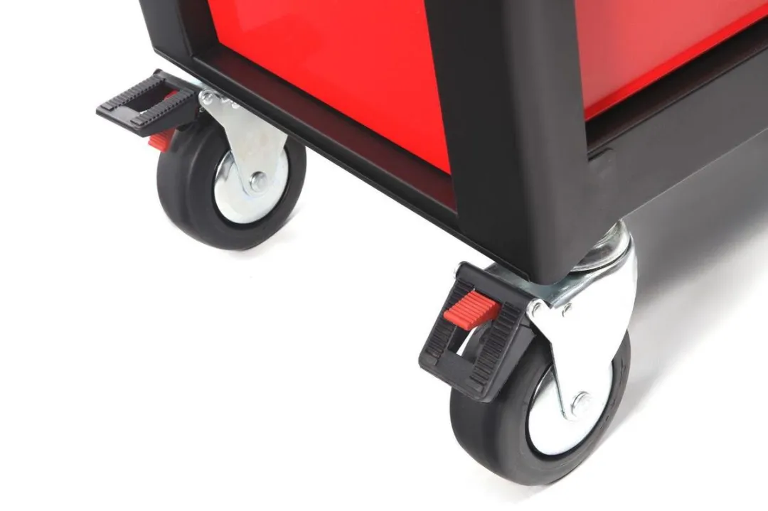 HBM Professionele 283 Deluxe Gereedschapswagen - 7 Lades - Rood