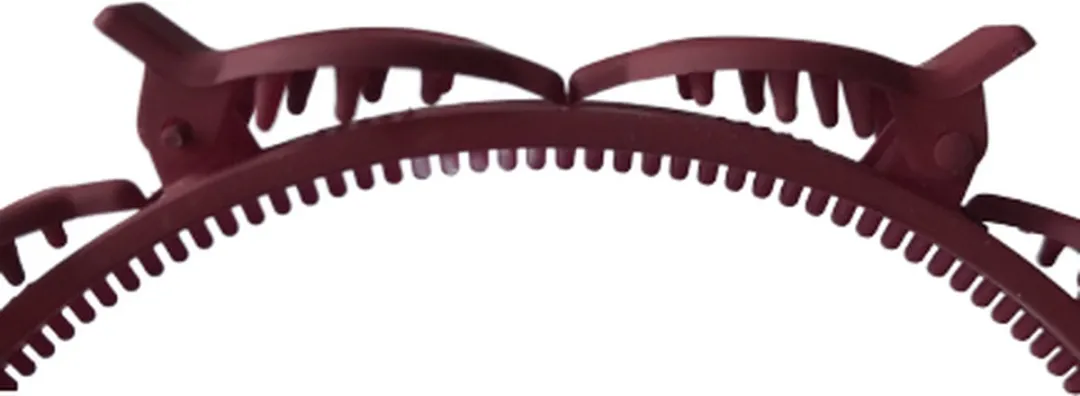 VinkToys Diadeem met clips - Donker Rood