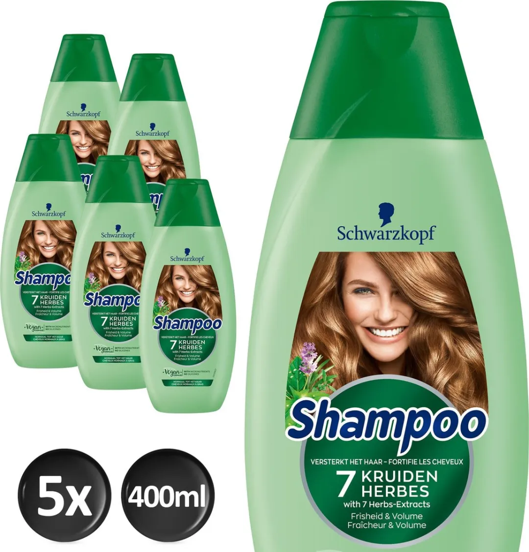 Schwarzkopf 7 Kruiden Shampoo 2000ml (5x400ml)