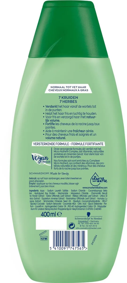 Schwarzkopf 7 Kruiden Shampoo 2000ml (5x400ml)