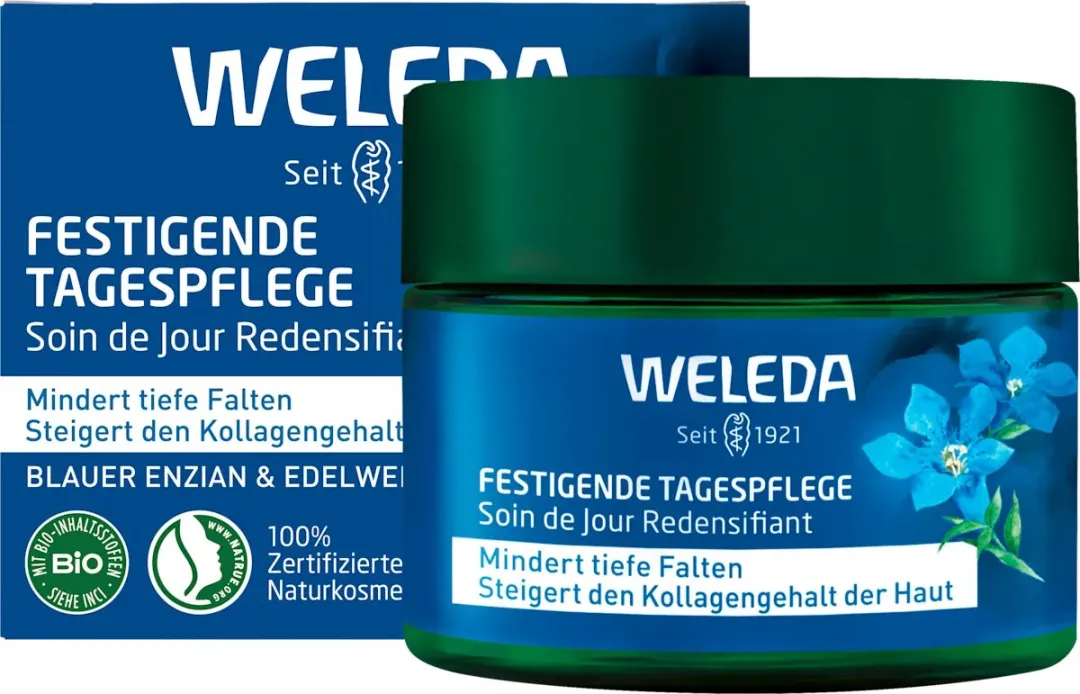 Weleda Versterkende Dagcrème Blauwe Gentiaan & Edelweiss 40ml - afbeelding 7 van 8