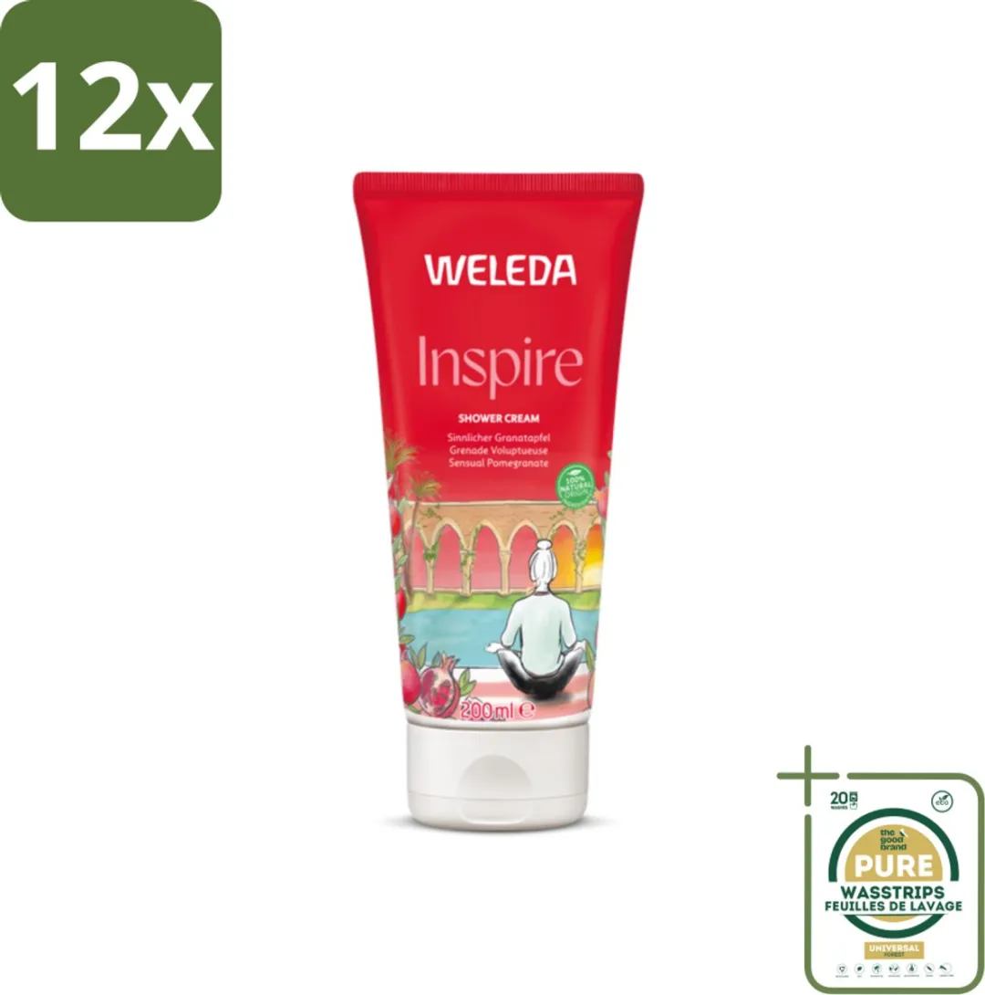 Weleda Douchecrème Granada Inspire Granaatappel 200ml