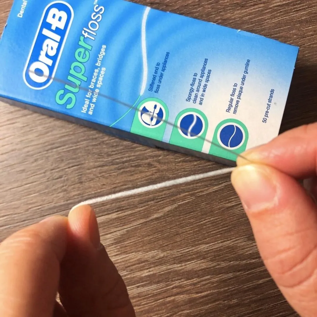 Oral-B Flosdraad Super Floss - 18 Stuks