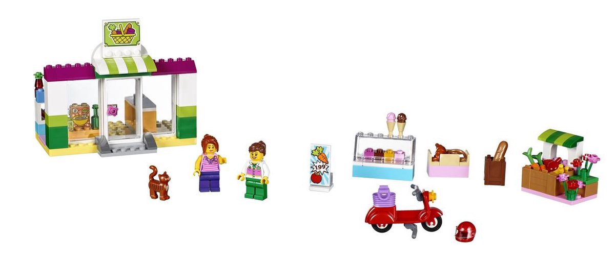 LEGO Juniors Supermarkt Koffer - 10684