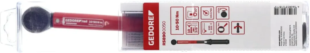 Gedore RED R58900050 Momentsleutel 10-50Nm 3/8"