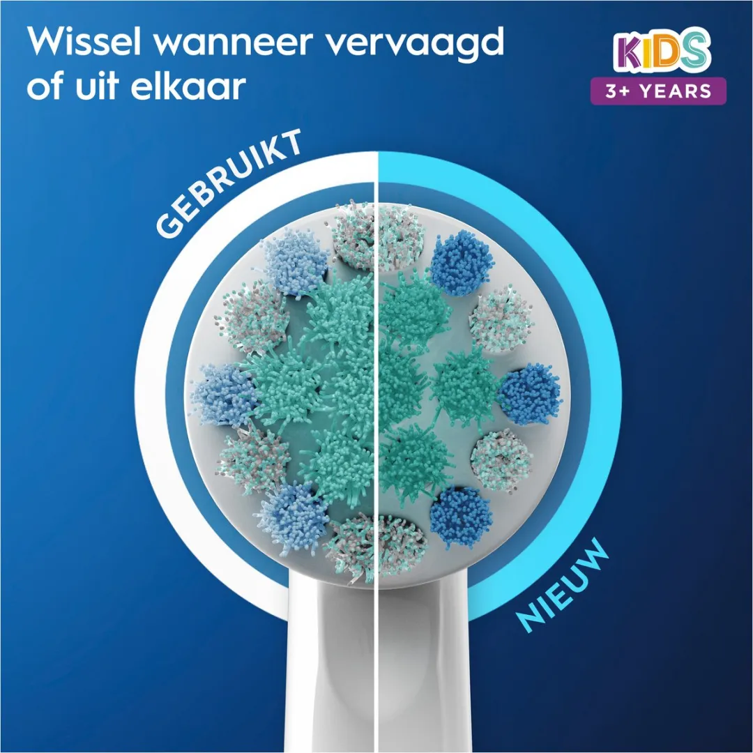 Oral-B Kids Opzetborstels Frozen - 8 Stuks - Meerkleurig