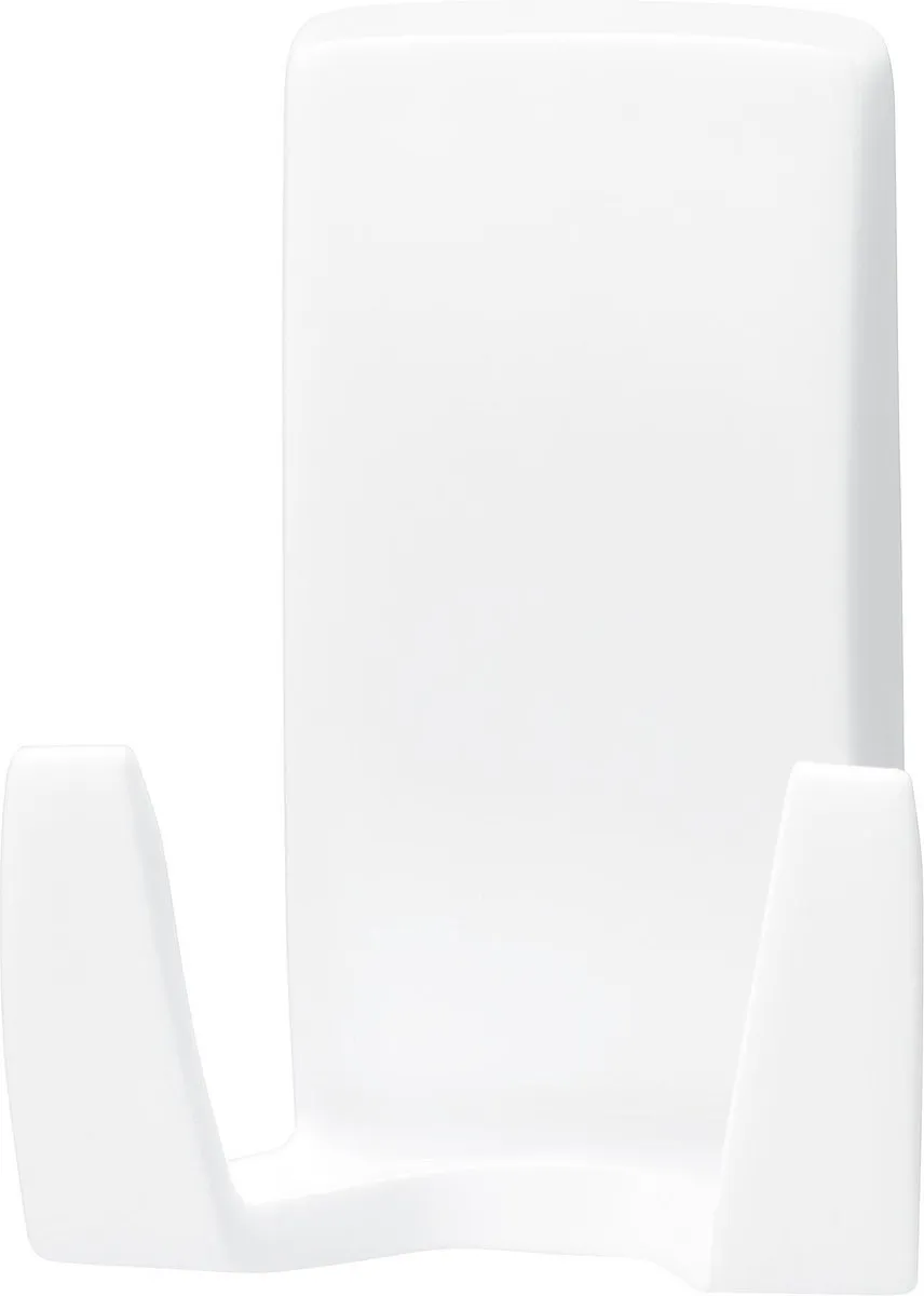 Tesa scheermeshouder - 1x - wit - kunststof - 2 kg - waterproof - Badkamer benodigdheden/accessoires - Opplak houder scheermes