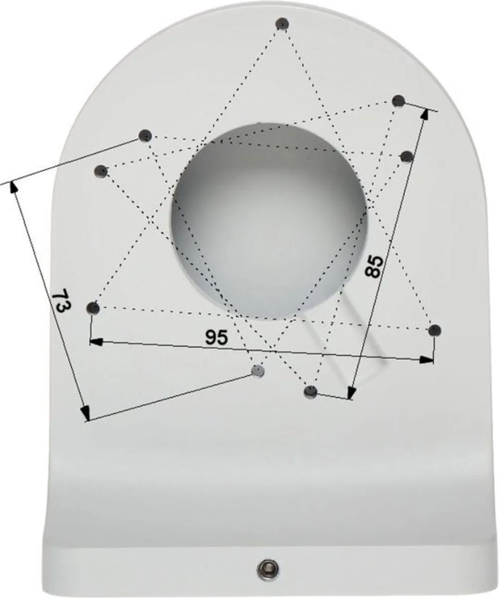 Dahua PFB203W Muursteun - Aluminium Wit