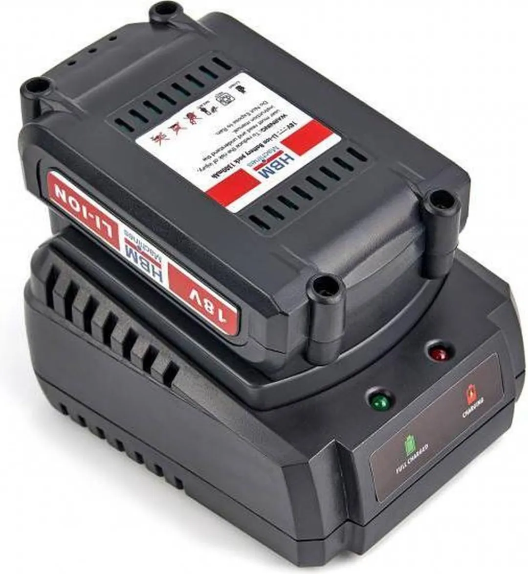 HBM Machines 8899 18V Compressor op Accu - 1300mAh - afbeelding 6 van 6