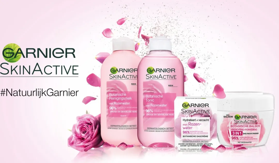 Garnier SkinActive Botanische Dagcrème Rozenwater 300ml - 6x50ml