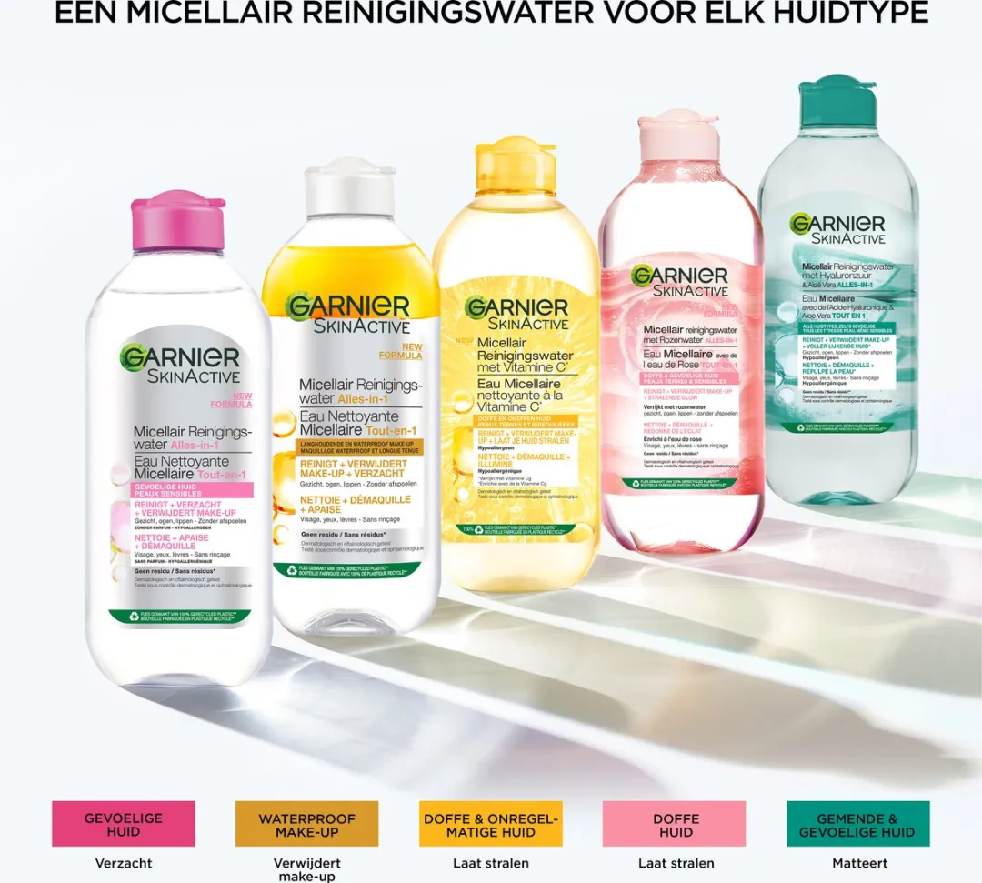 Garnier SkinActive Micellair Reinigingswater 200ml - 6 Stuks