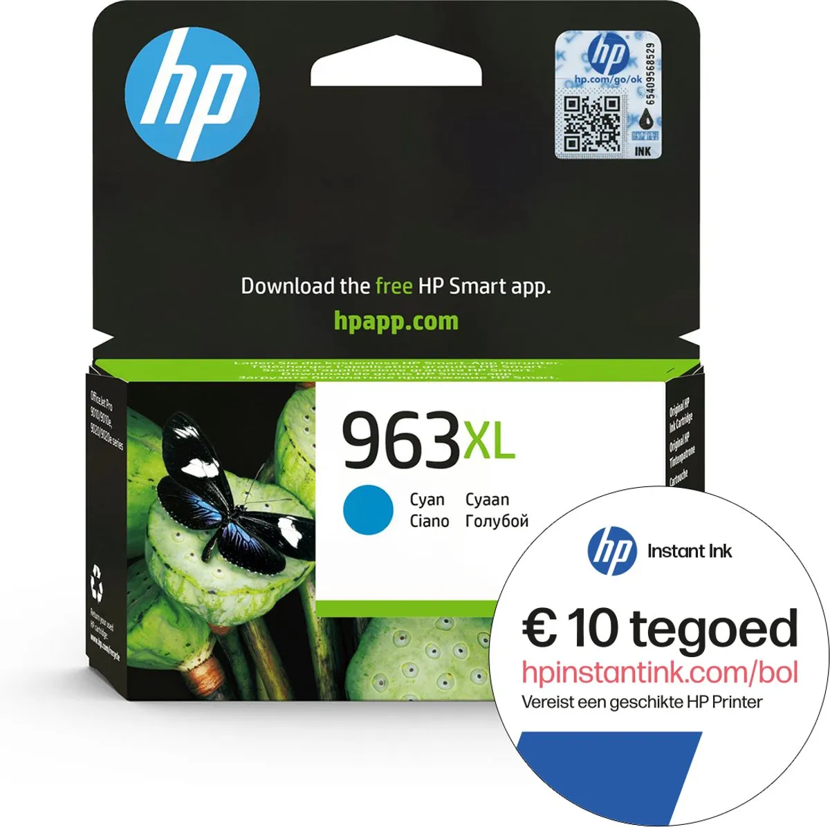 HP 963XL Cyaan Inktcartridge
