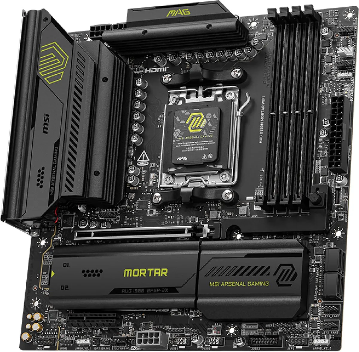 MSI MAG B850M MORTAR WIFI AM5 moederbord - microATX