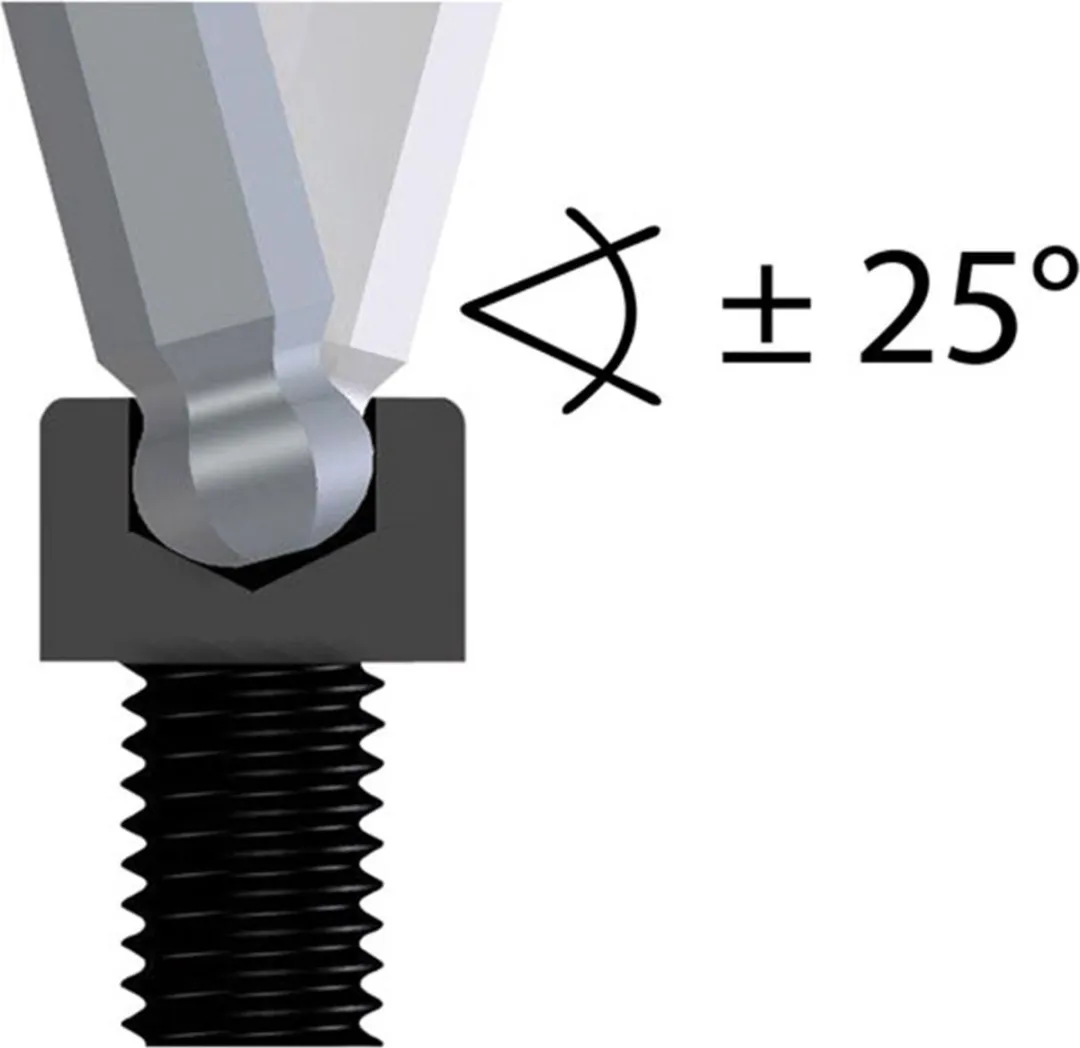 Gedore 42KEL Inbussleutel 5mm - Extra Lang met Kogelkop