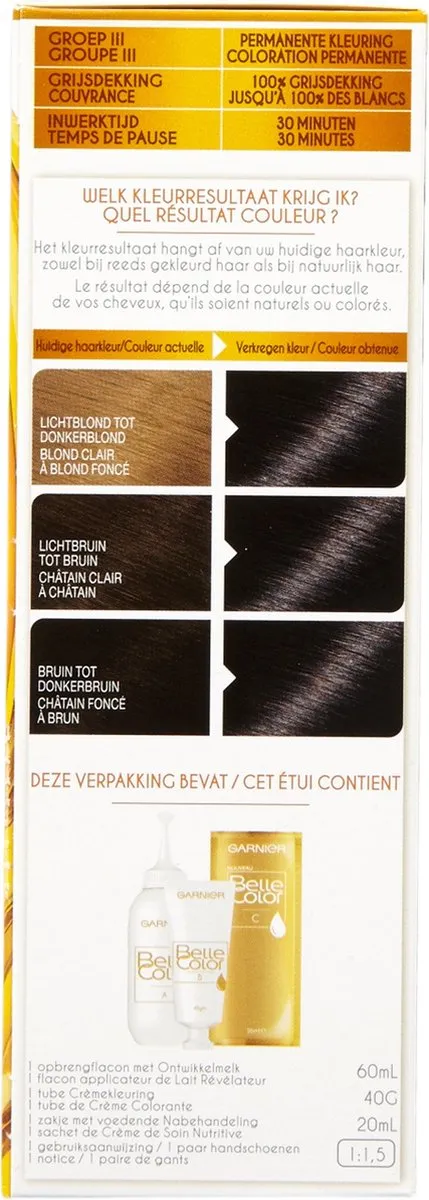 Garnier Belle Color Haarverf 80 Zwart - afbeelding 6 van 6