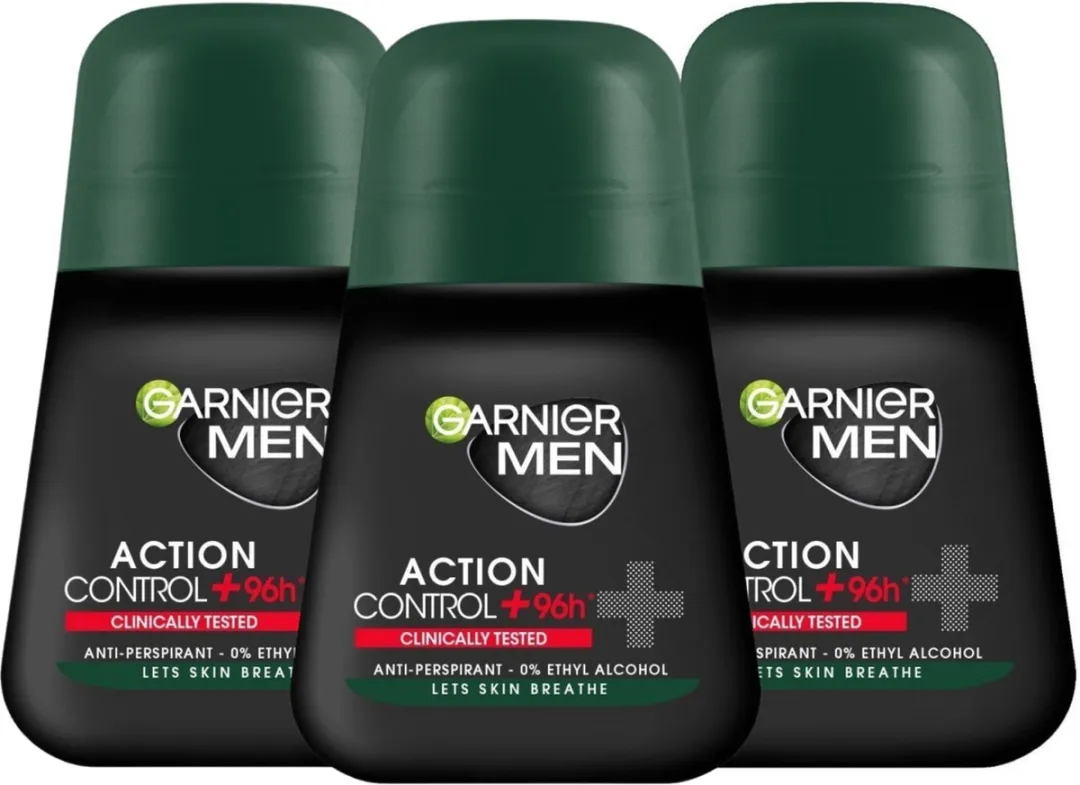 Garnier Men Deodorant Roll On Action Control+ 96h