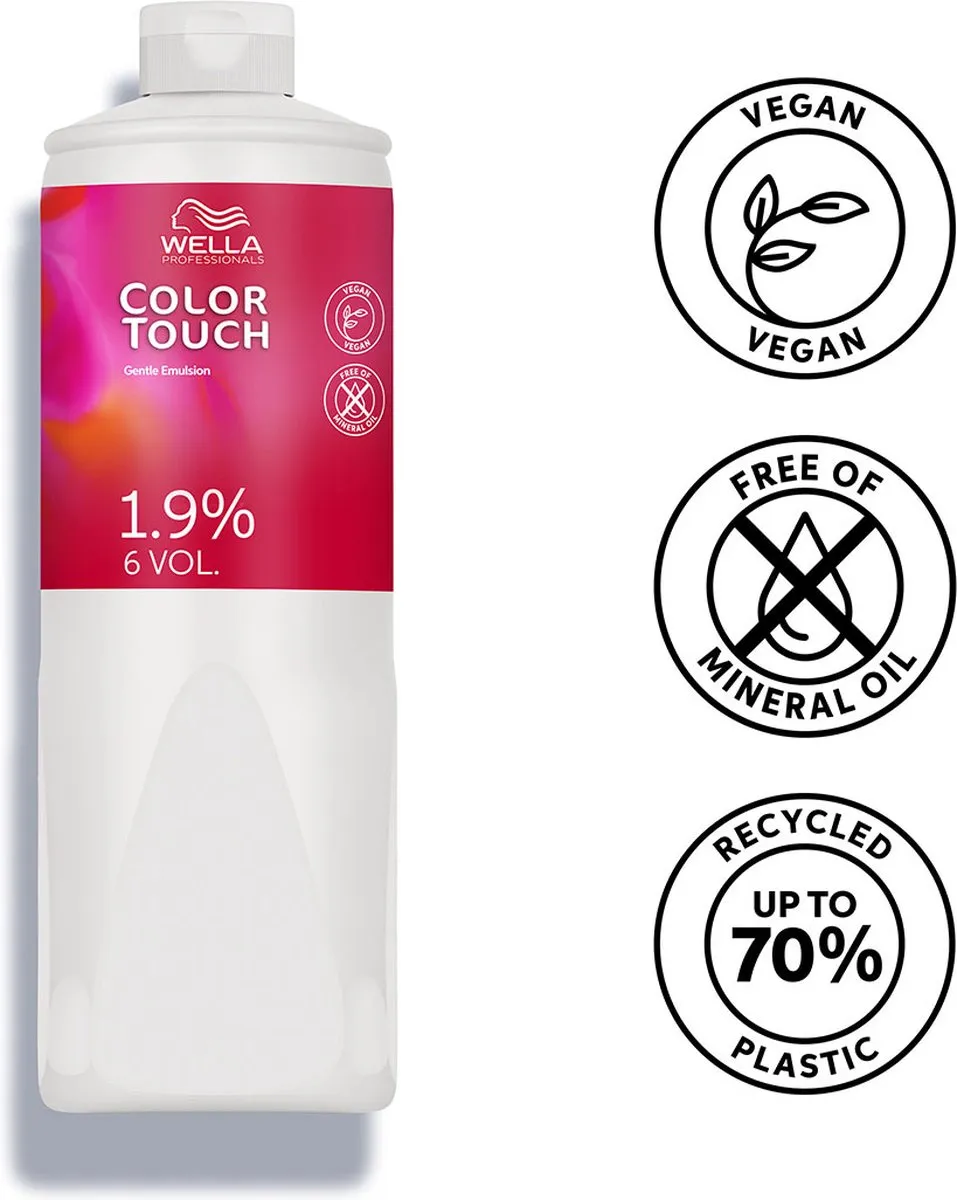 Wella Color Touch Onthullende Kleuremulsie 1L - Zwart