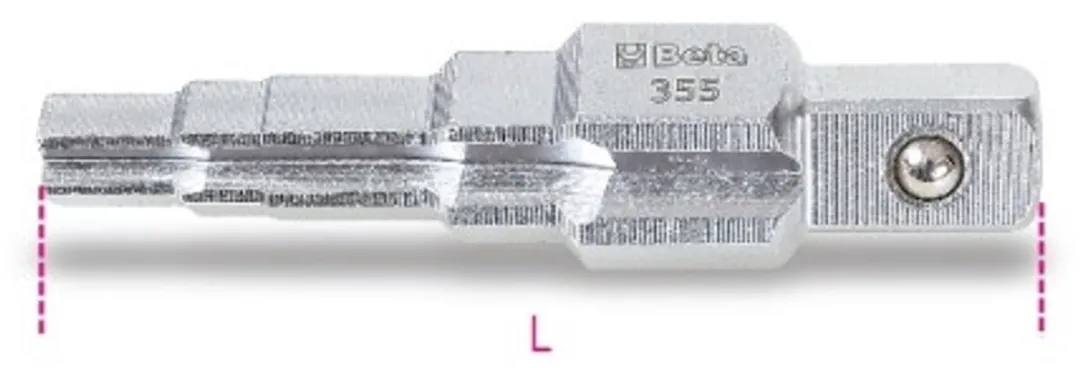 Beta Steeksleutel Slangaansluiting 3/8"-1" - 1 Stuk