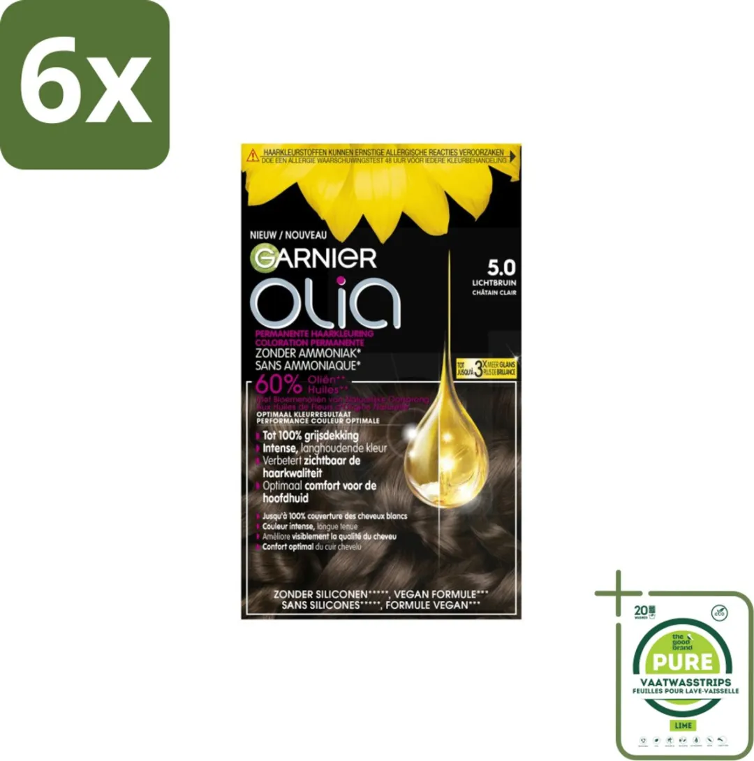 Garnier Olia 5 Lichtbruin Haarkleuring