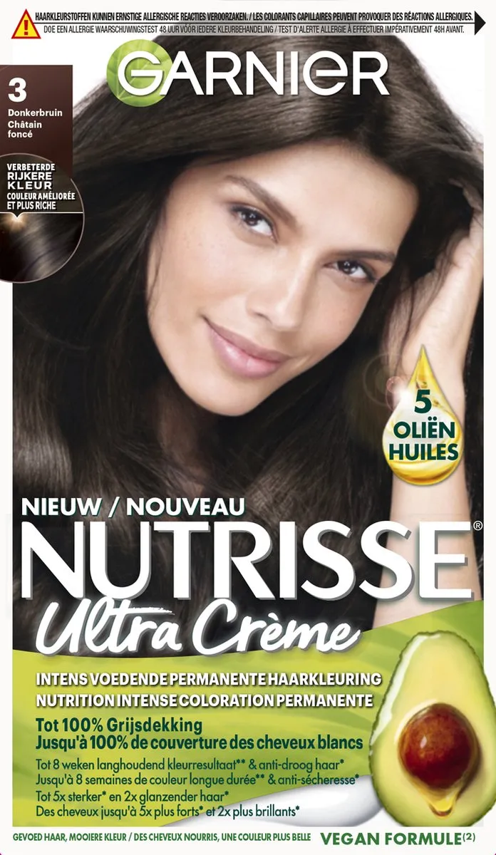 Garnier Nutrisse Ultra Crème 3 Donkerbruin 824ml