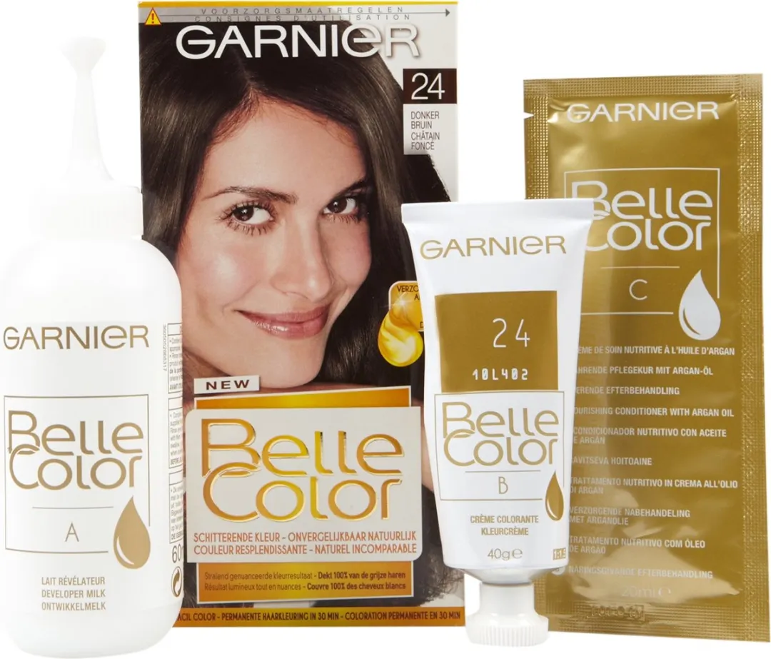 Garnier Belle Color 24 Donkerbruin Permanente Haarkleuring
