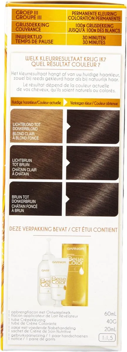 Garnier Belle Color 24 Donkerbruin Permanente Haarkleuring - afbeelding 6 van 6