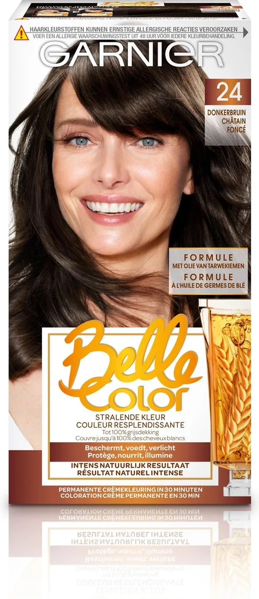 Garnier Belle Color 24 Donkerbruin Permanente Haarkleuring
