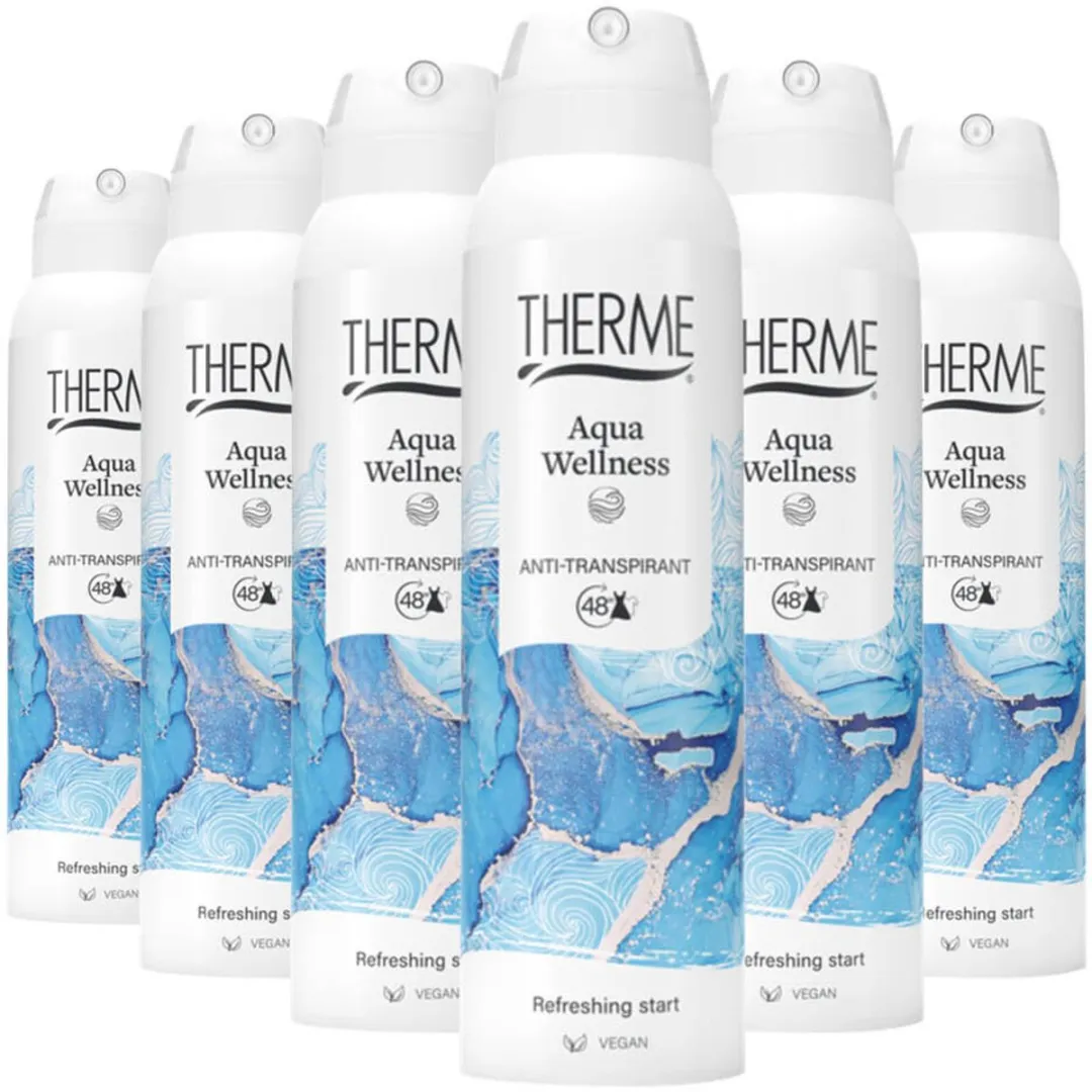 Therme Aqua Wellness Anti-Transpirant 6x150ml